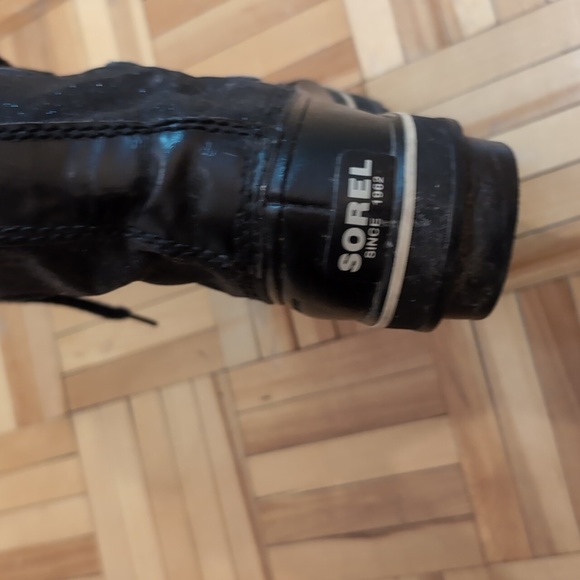 Sorel Tofino black glitter sparkle waterproof winter boots size 6 - Picture 10 of 12